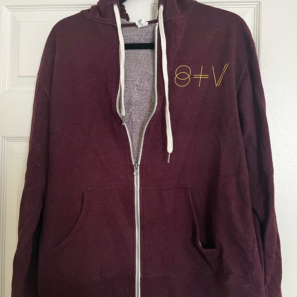MERCH St. Vincent Maroon Zip-up Hoodie